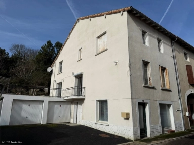 Village House In the Heart of Nanteuil-en-Vallée With 3 Bedrooms, 2 Garages And Private Parking for sale for 175,500&euro; in Charente, Poitou-Charentes