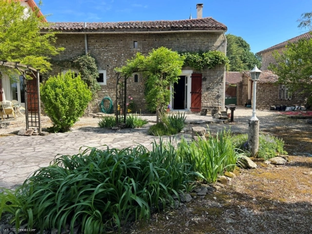 Charming Stone Retreat in Tranquil French Village - Ideal Holiday Home for sale for 143,500&euro; in Charente, Poitou-Charentes